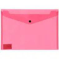 Duch: Červená průhledná dokumentová složka ve formátu A4