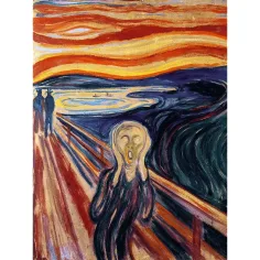 Edvard Munch: Výkřik 200dílné dřevěné puzzle - Trefl obrázek 2