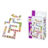 Eichhorn: Barevné dřevěné domino s dětskými motivy - Simba Toys