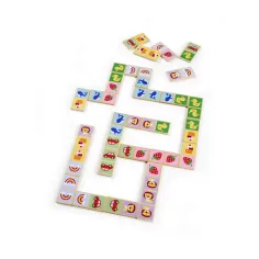 Eichhorn: Barevné dřevěné domino s dětskými motivy - Simba Toys obrázek 2