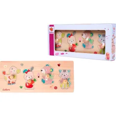 Eichhorn: Dřevěná skládanka Roztomilí přátelé - Simba Toys