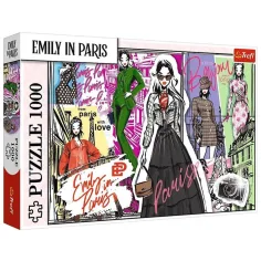 Emily v žhavých uhlíkách - Módní inspirace, puzzle o 1000 dílcích - Trefl