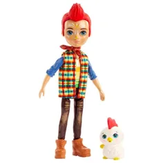 Enchantimals Edward Rooster figura a Cluck kohoutek zvířecí figura - Mattel obrázek 2