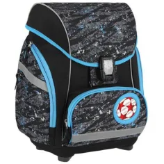 Ergonomická sada 5 školních tašek s motivem Spirit: Football 3D s LED osvětlením 34x22x41cm obrázek 6