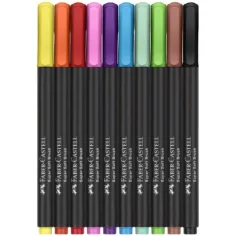 Faber-Castell: Black Edition sada 10 barevných fixů obrázek 2