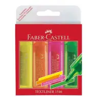 Faber-Castell: Doplnitelný zvýrazňovač textu 1546, sada 4 kusů