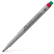 Faber-Castell: Fóliový popisovač M červený