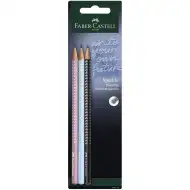 Faber-Castell: GRIP Sparkle Harmony sada 3 grafitových tužek "B"