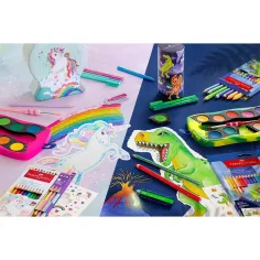 Faber-Castell: Jumbo GRIP sada barevných tužek s dinosaury 8+2ks balení obrázek 2
