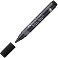 Faber-Castell: Permanentní popisovač černý, alkoholový fix s kulatým hrotem