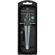 Faber-Castell: Rychle nastavitelný kružítko GRIP – Ve stříbrné barvě, s ergonomickým designem