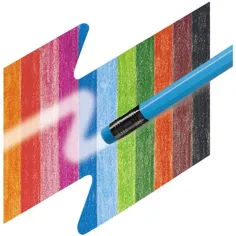 Faber-Castell: Sada barevných tužek s gumou na konci, 12 ks obrázek 2