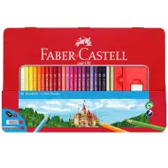 Faber-Castell: Sada barevných tužek v kovové krabičce, 48 ks