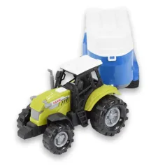 Farm Truck: Traktor s přívěsem na přepravu koní, se světlem a zvukem, 23 cm obrázek 2