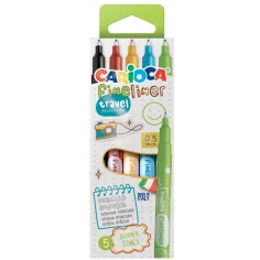 Fineliner Travel Selection 5dílná sada fixů 0,5 mm - Carioca
