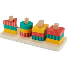 Fisher-Price: Dřevěná hračka na vkládání tvarů - Mattel obrázek 2