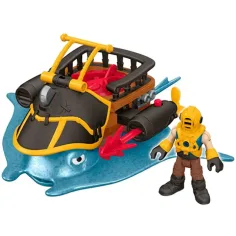 Fisher-Price: Imaginext Kapitán Nemo a rejnok pirátský hračkový set - Mattel obrázek 3