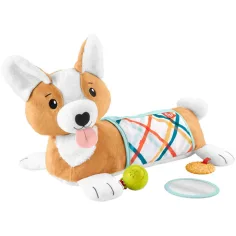 Fisher-Price: Plyšový štěně Corgi s hrací podložkou, chrastítkem, kousátkem a zrcátkem - Mattel obrázek 5