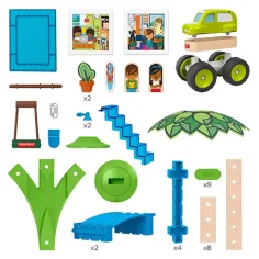 Fisher-Price: Wonder Makers plážový bungalov stavebnice 35 ks - Mattel obrázek 2