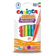 Fluorescenční neonové zvýrazňovače v sadě 8 kusů - Carioca