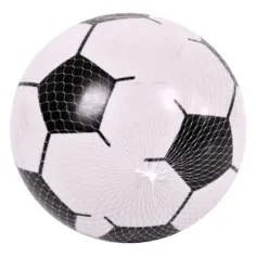 Gumový míč s fotbalovým vzorem v několika barevných variantách, 23 cm obrázek 2