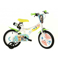 Furry Fun dětské kolo s motivem psů a koček, velikost 14 - Dino Bikes
