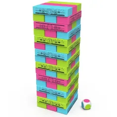 Gabby Domeček: Barevná věžová stavební hra Jenga - Spin Master obrázek 2