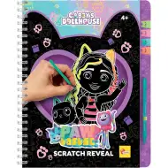 Gabi domeček Pawtastic kreativní sada na škrábání obrázků 44 stran - Lisciani