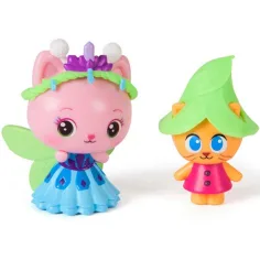 Gabiin domeček pro panenky kino – Sada 2 figurek Queen Kitty Fairy a Kitty Gnome – Spin Master obrázek 2