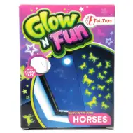 GlowN Fun fluorescenční dekorativní samolepka s motivem koně
