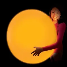 Glowzilla Wubble svítící bublinový míč neonově oranžový 75 cm obrázek 2