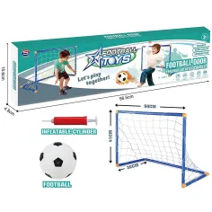 GoalBuddies: Sada fotbalové branky s míčem a pumpou 60x41x30cm obrázek 3