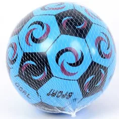 Gumový míč s fotbalovým vzorem 23cm