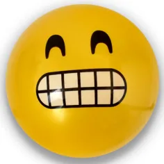 Gumový míč s motivem emoji v různých variantách, 23 cm. obrázek 5