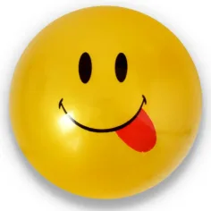 Gumový míč s motivem emoji v různých variantách, 23 cm. obrázek 6