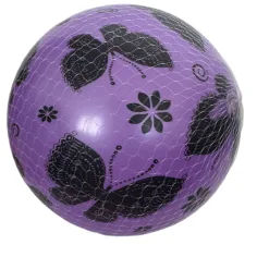 Gumový míč s motivem motýlů a květin, 23 cm, v různých variantách, 1 ks obrázek 3