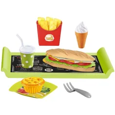 Gurmánský sendvičový bar s menu na podnose. obrázek 2