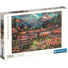 HQC Jezdec volně v trysku 3000dílné puzzle - Clementoni