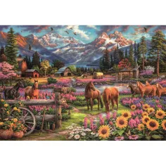 HQC Jezdec volně v trysku 3000dílné puzzle - Clementoni obrázek 2