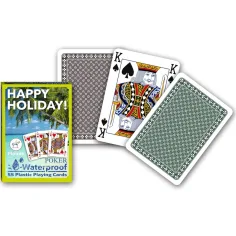Happy Holiday! plastové rummy karty 1×55 ks - Piatnik obrázek 1
