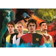 Harry Potter a Pohár tří kouzelníků soutěžící puzzle 1000 dílků - Clementoni obrázek 2