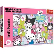 Hello Kitty a její přátelé 300dílné puzzle - Trefl