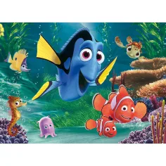 Hledá se Nemo 2 v 1 Eco maxi puzzle a omalovánky 24 ks 70x50 cm - Lisciani obrázek 2