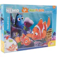 Hledá se Nemo 2 v 1 maxi puzzle s omalovánkami, 24 dílků, 70x50 cm – Lisciani