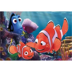 Hledá se Nemo 2 v 1 puzzle a omalovánka 24 dílků 50x35 cm - Lisciani obrázek 2