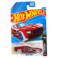 Hot Wheels: Bullet Proof červené autíčko 1/64 - Mattel