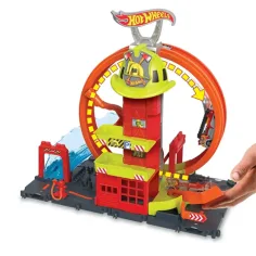 Hot Wheels City: Hasičská stanice herní set - Mattel obrázek 2