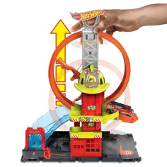 Hot Wheels City: Hasičská stanice herní set - Mattel obrázek 3