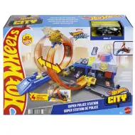 Hot Wheels City: Super policejní stanice s autíčkem - Mattel