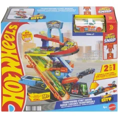 Hot Wheels: Kaskadérská garáž - hrací sada - Mattel